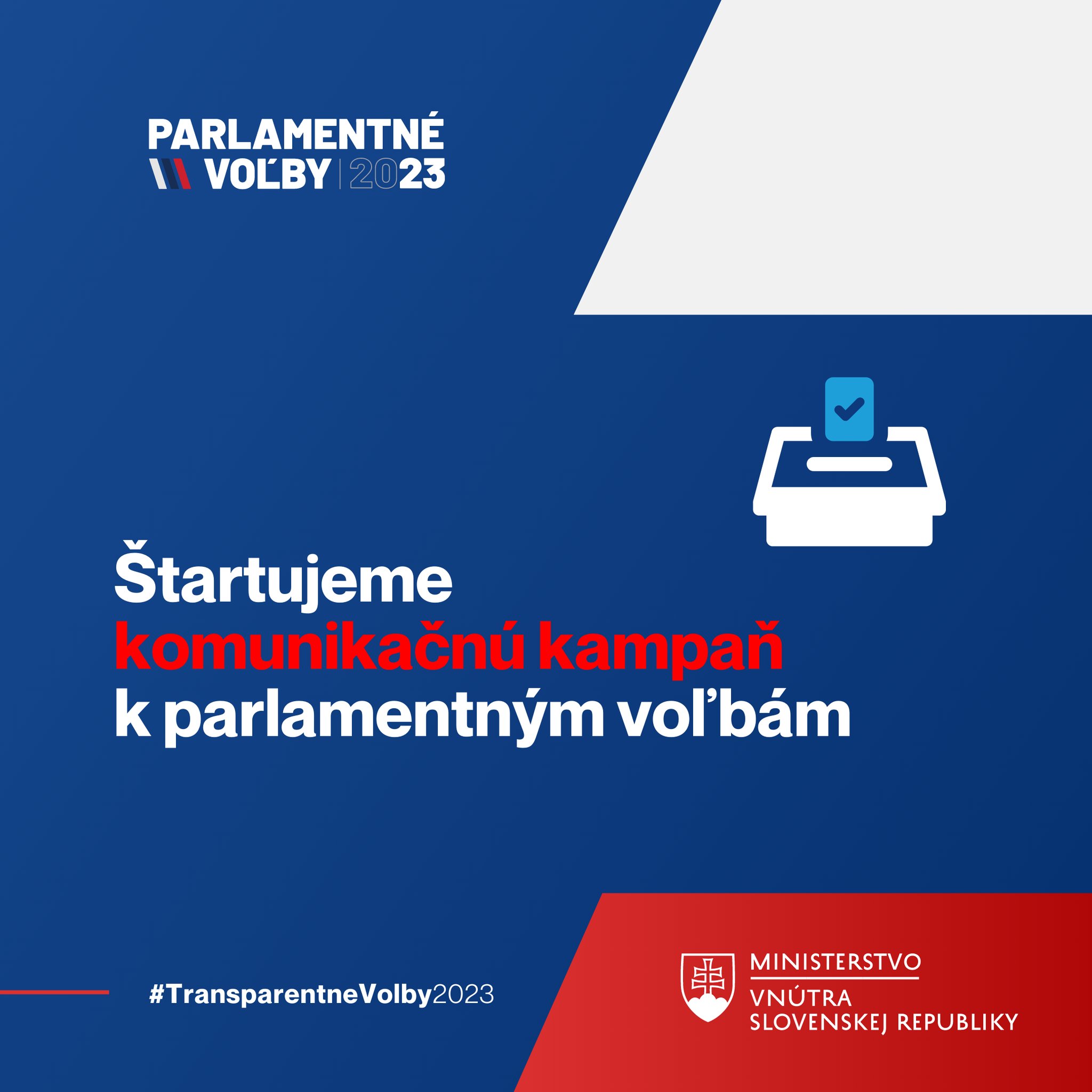 🗳️ MV SR ŠTARTUJE KOMUNIKAČNÚ KAMPAŇ K PARLAMENTNÝM VOĽBÁM, BOJUJEME S DEZINFORMÁCIAMI 