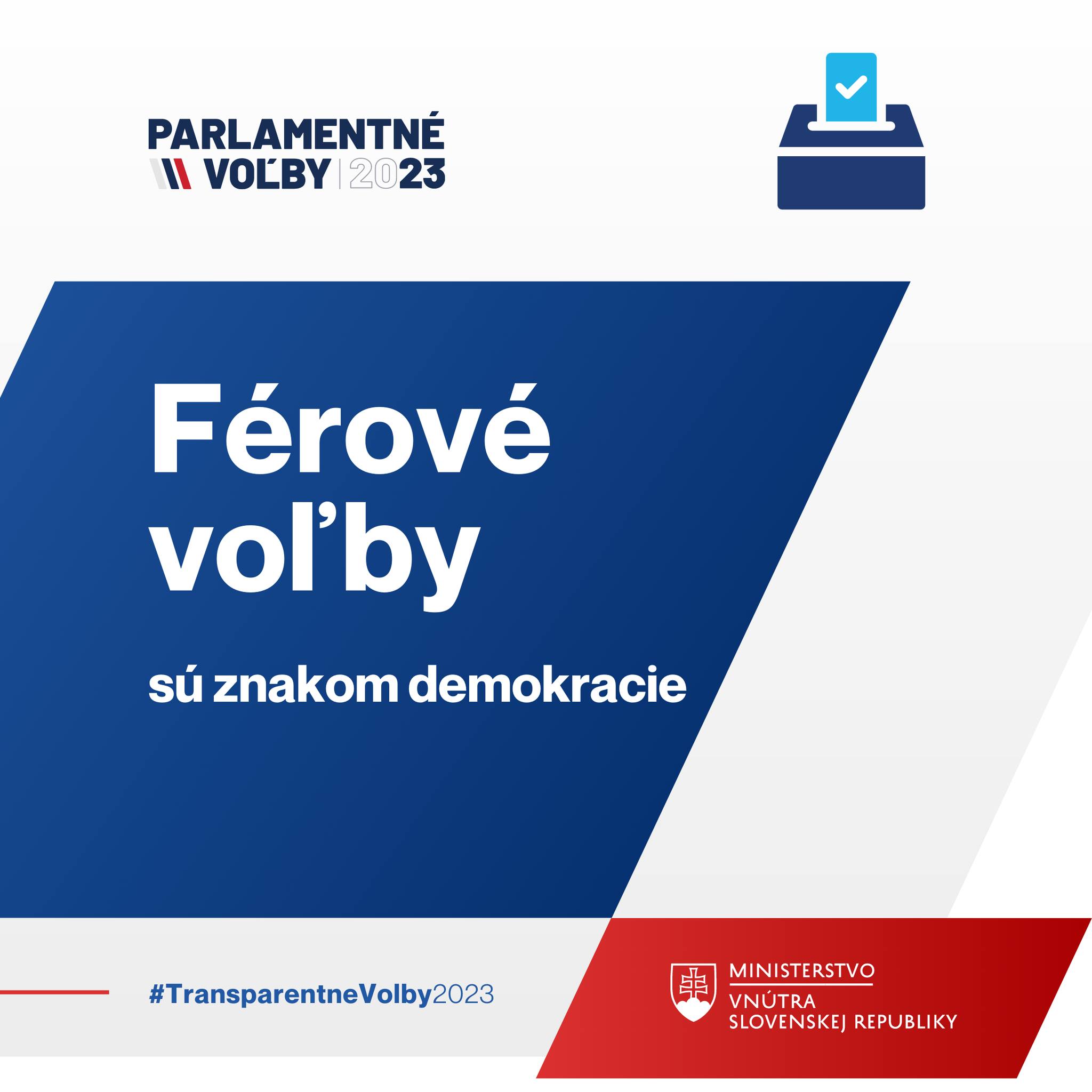 FÉROVÉ VOĽBY SÚ PILIEROM DEMOKRACIE 🇸🇰🗳️✅