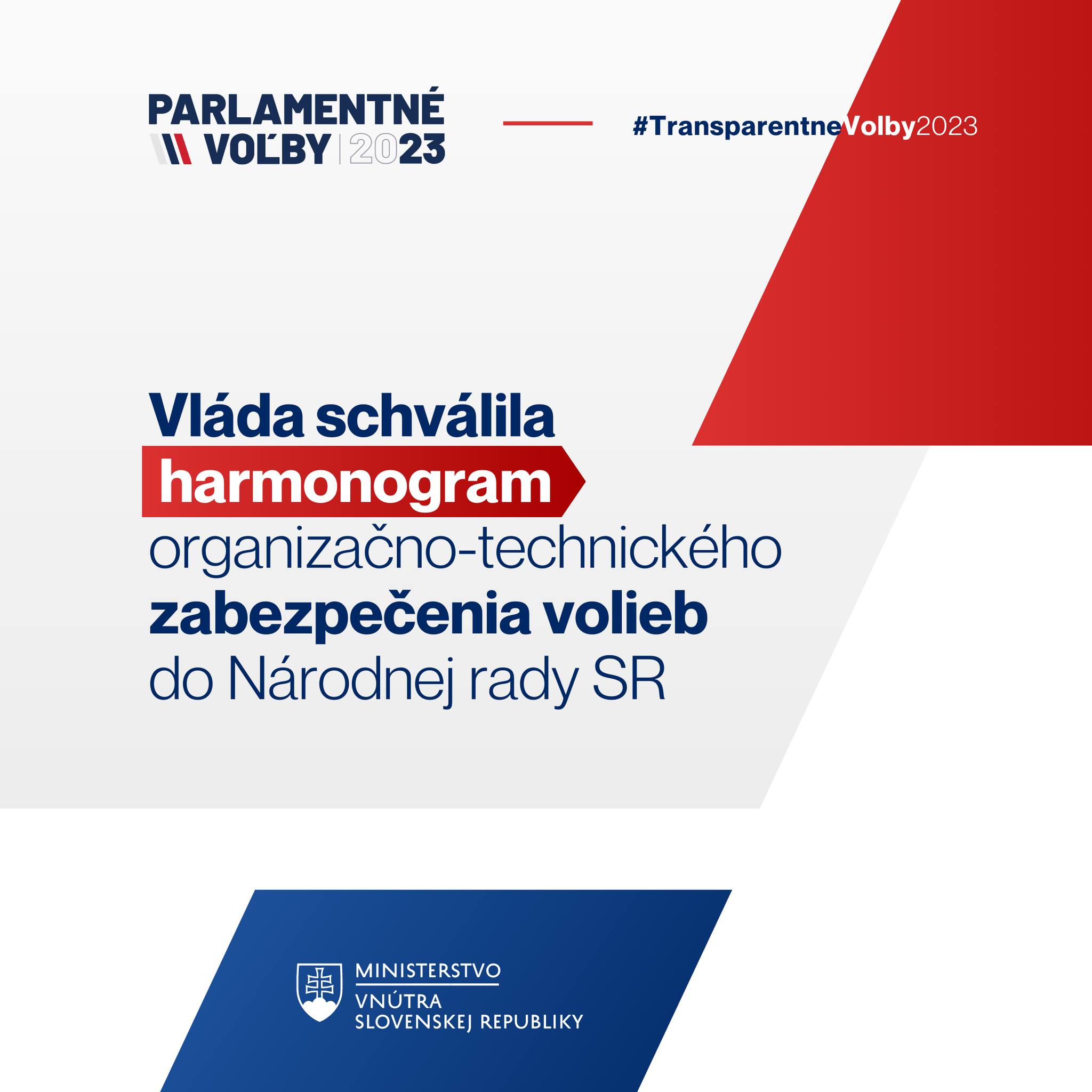 🗳️ VLÁDA SCHVÁLILA HARMONOGRAM VOLIEB 