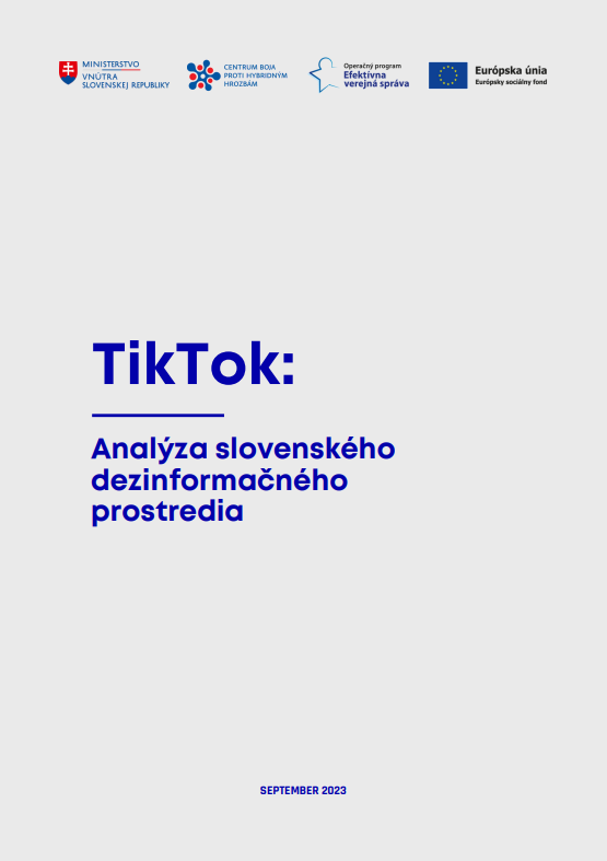 TikTok: Analýza slovenského dezinformačného prostredia